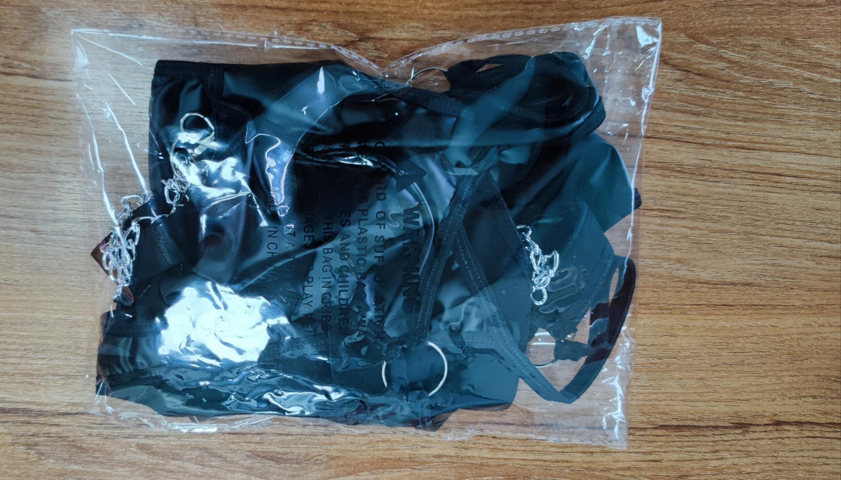 Doralove Cut-out PU Leather Teddy for Women