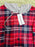 BomDeals Classic Plaid Cotton Hoodies for Women - Flannel Long Sleeve Button-Up Drawstring Shirt